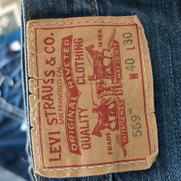 40x30 Levi's 569 Denim Blue Jeans - Picture 14 of 14